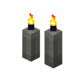 Две светло-серые свечи (горящие).png